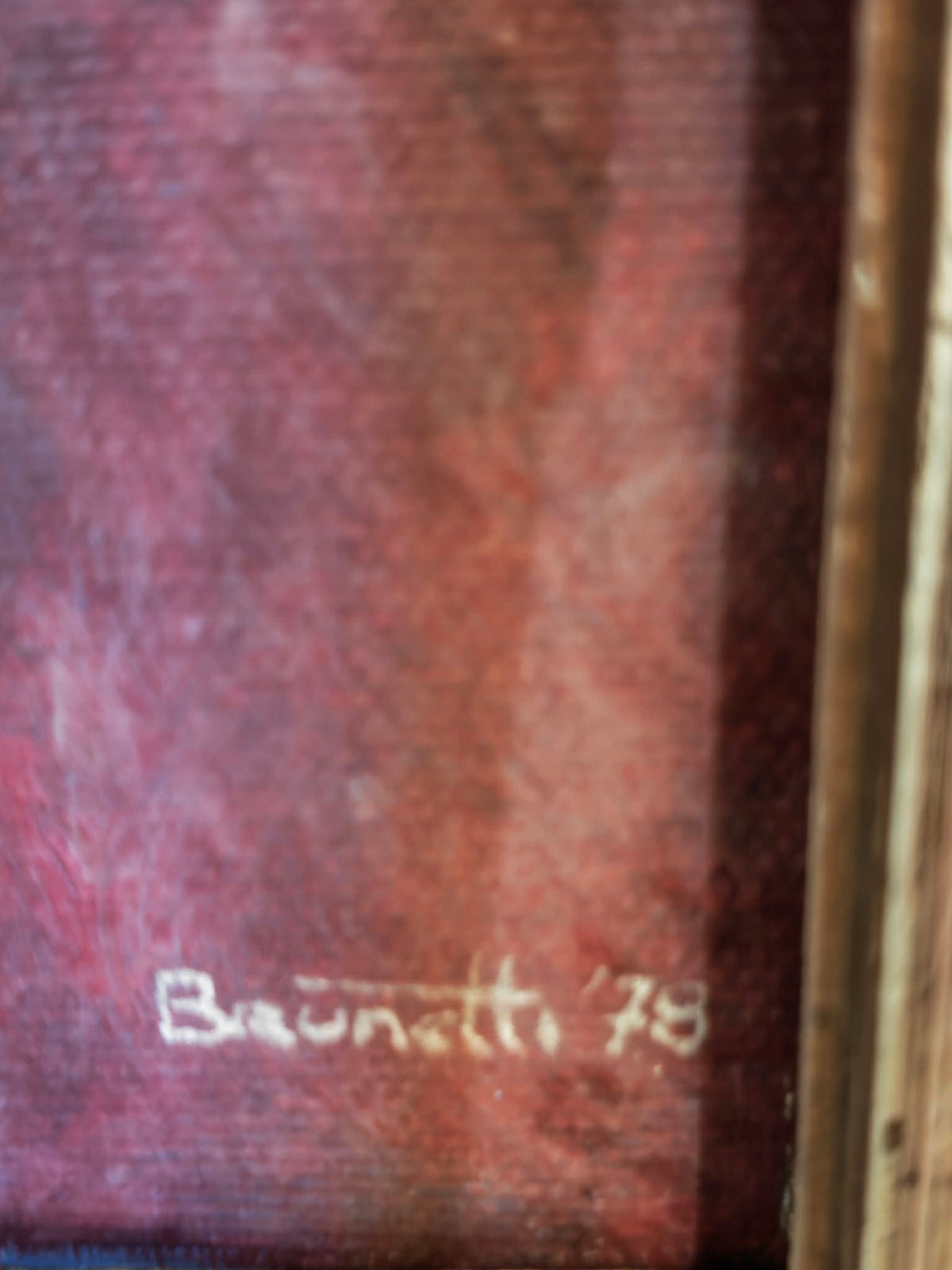 Brunetti ’78 – Modernist Horse and Figure Composition, Framed Painting