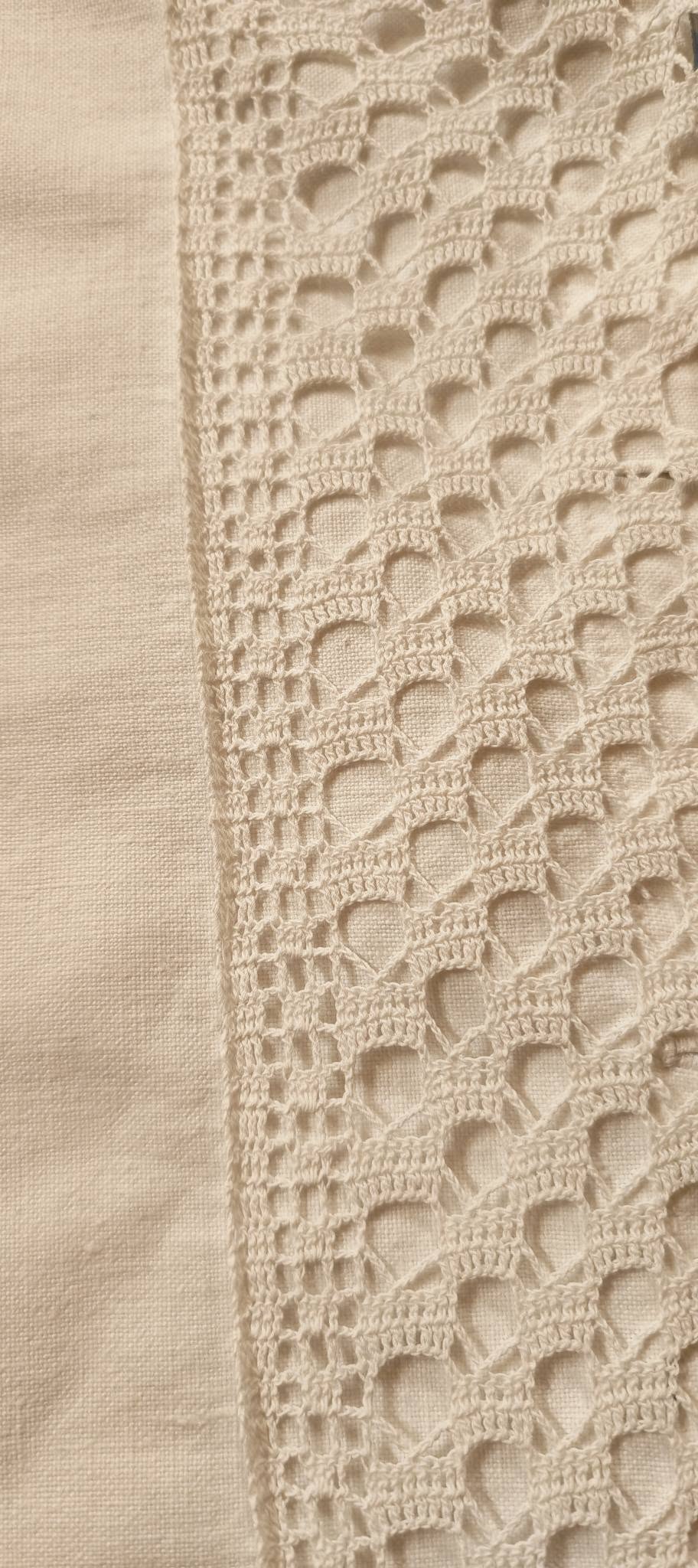 Antique Monogrammed Linen Pillowcase – Circa 100 Years Old