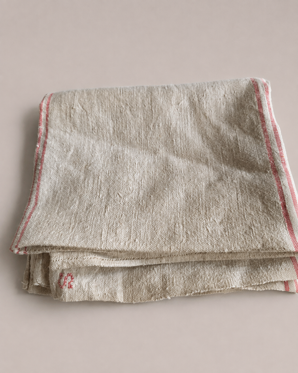 Vintage European Linen Household Cloth, Circa 1930