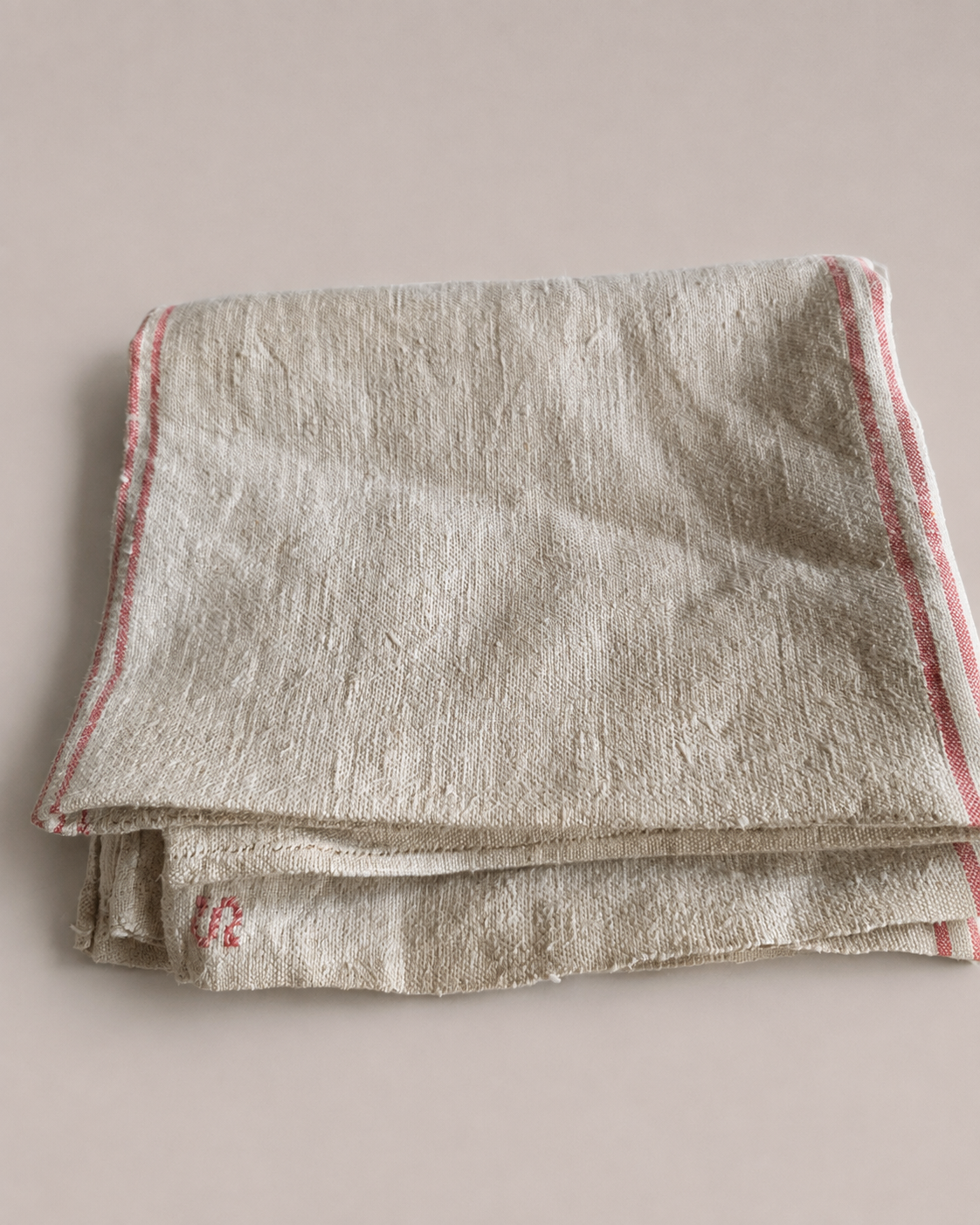Vintage European Linen Household Cloth, Circa 1930