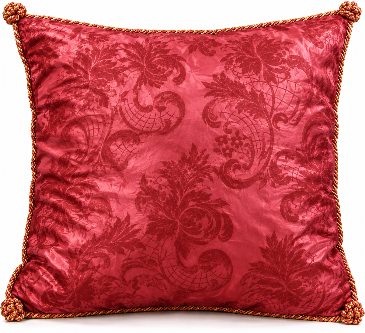 Authentic Antique Reversible Baroque Jacquard Oversized Cushion Cover.