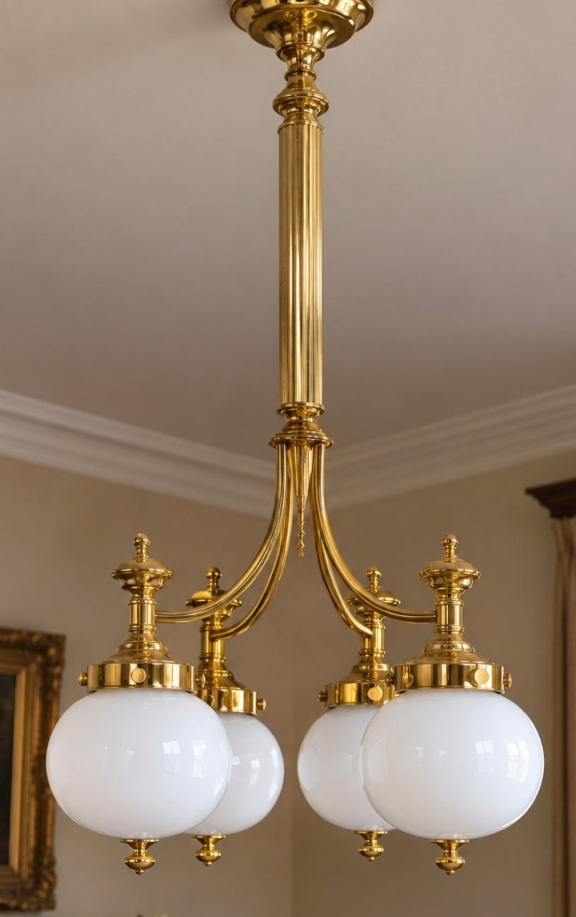 Original Viennese Chandelier – ORION / Molecz & Sohn, Vienna – Circa 1970s