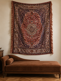 Vintage Silk Moquette Rug – 190 × 140 cm.